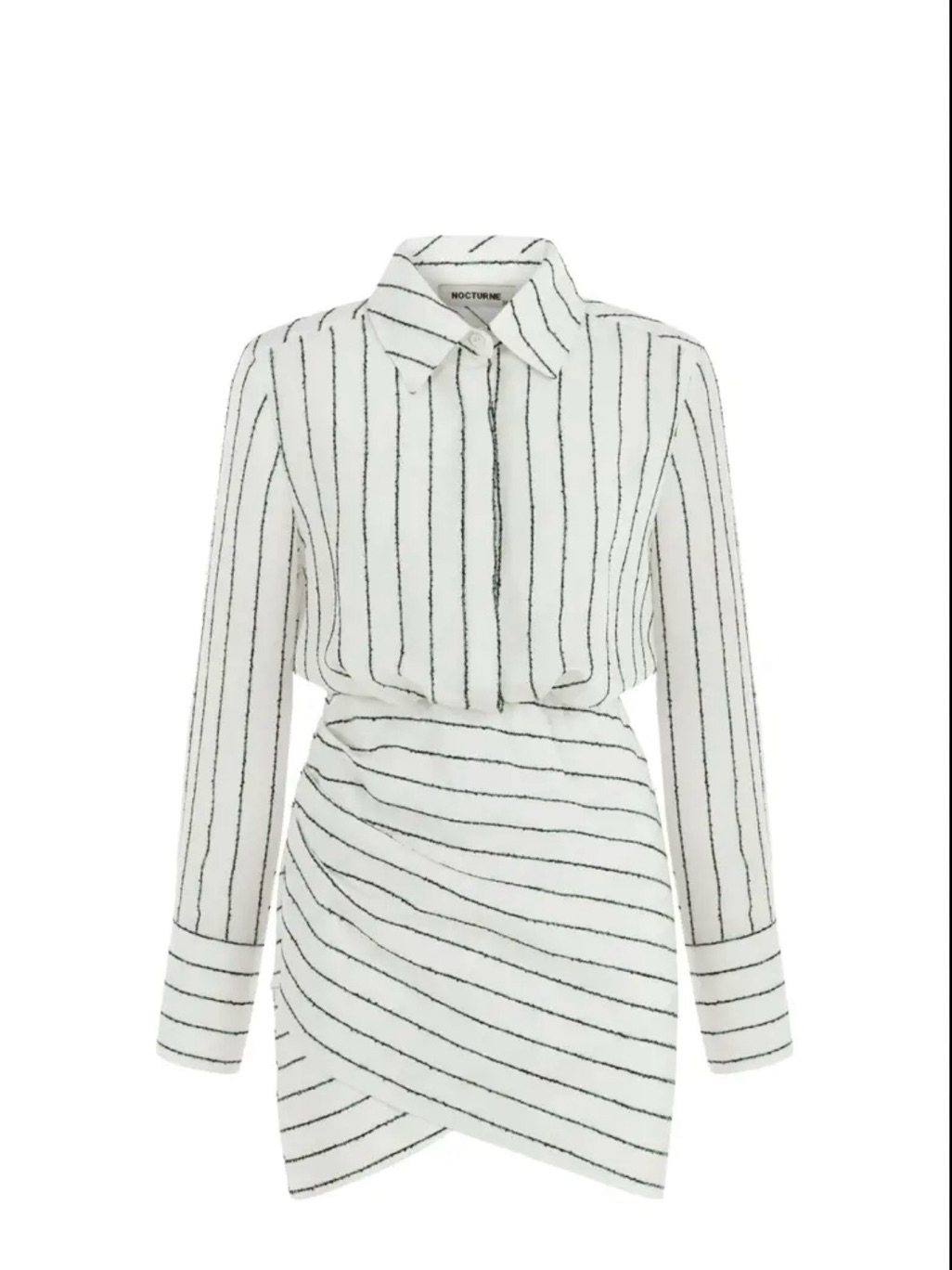 Nwt Nocturne Striped Shirt Dress